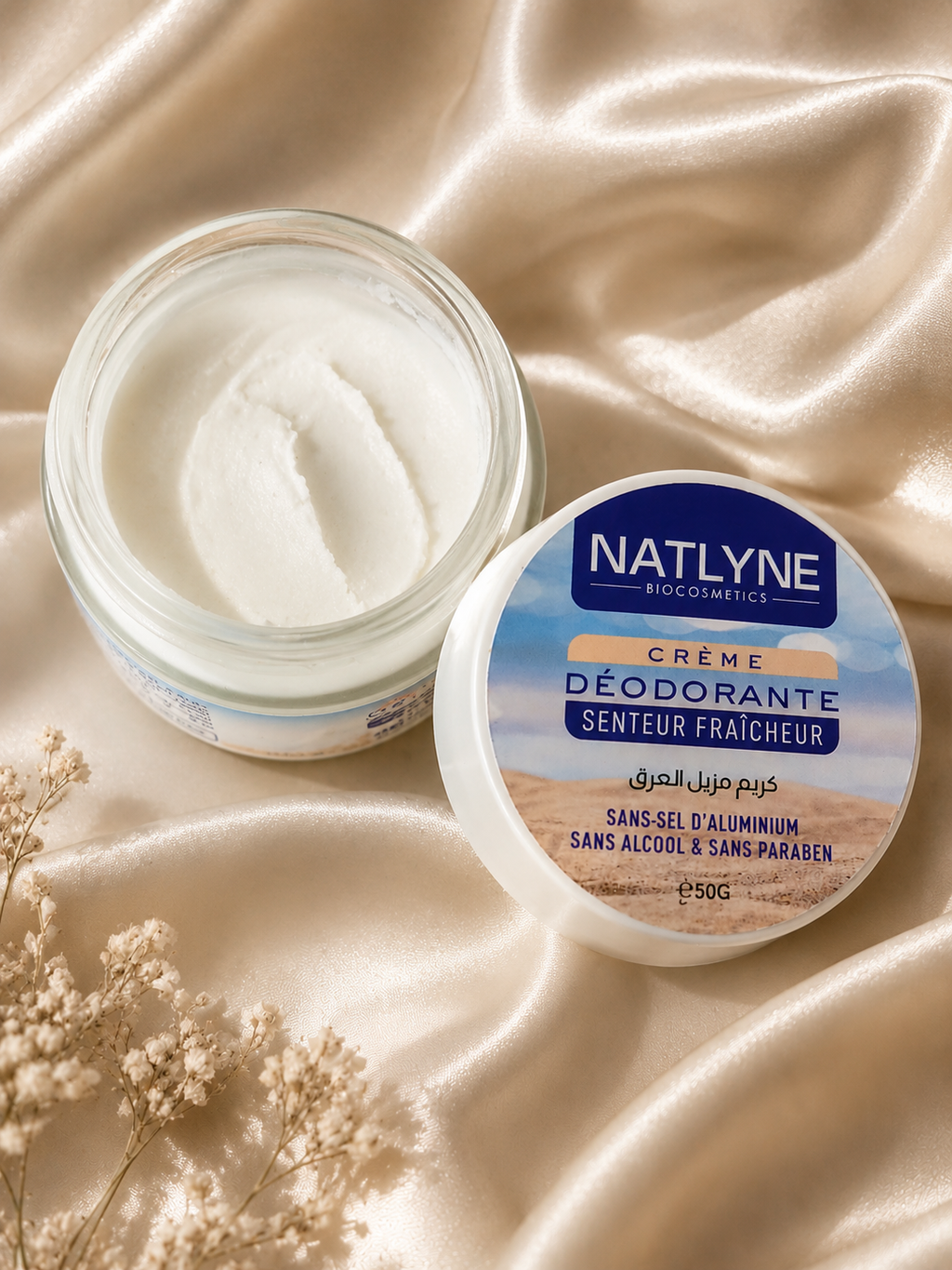 Crème déodorante - fraîcheur longue durée.