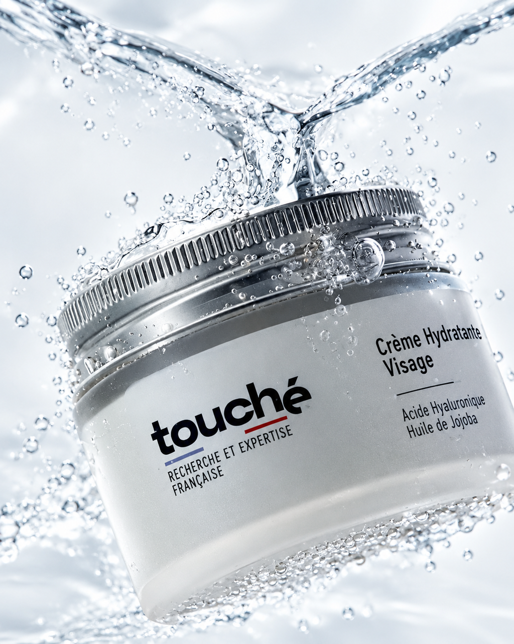 Crème hydratante visage Touché – Texture légère, fini non gras