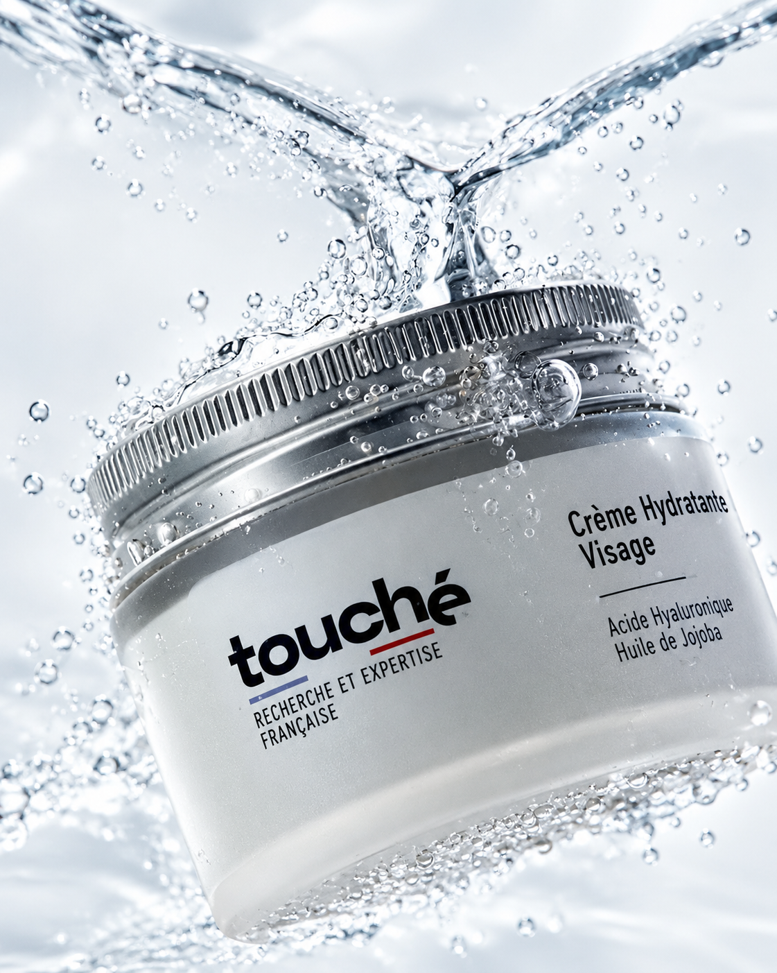 Crème hydratante visage Touché – Texture légère, fini non gras